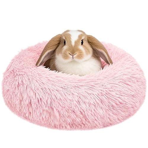 Tierecare Bunny Bed Rabbit Hideout Large Soft & Comfortable Small Animal Bedding Cozy Bed Mat Warm Hideaway Cage Accessories for Guinea Pig - Image 1