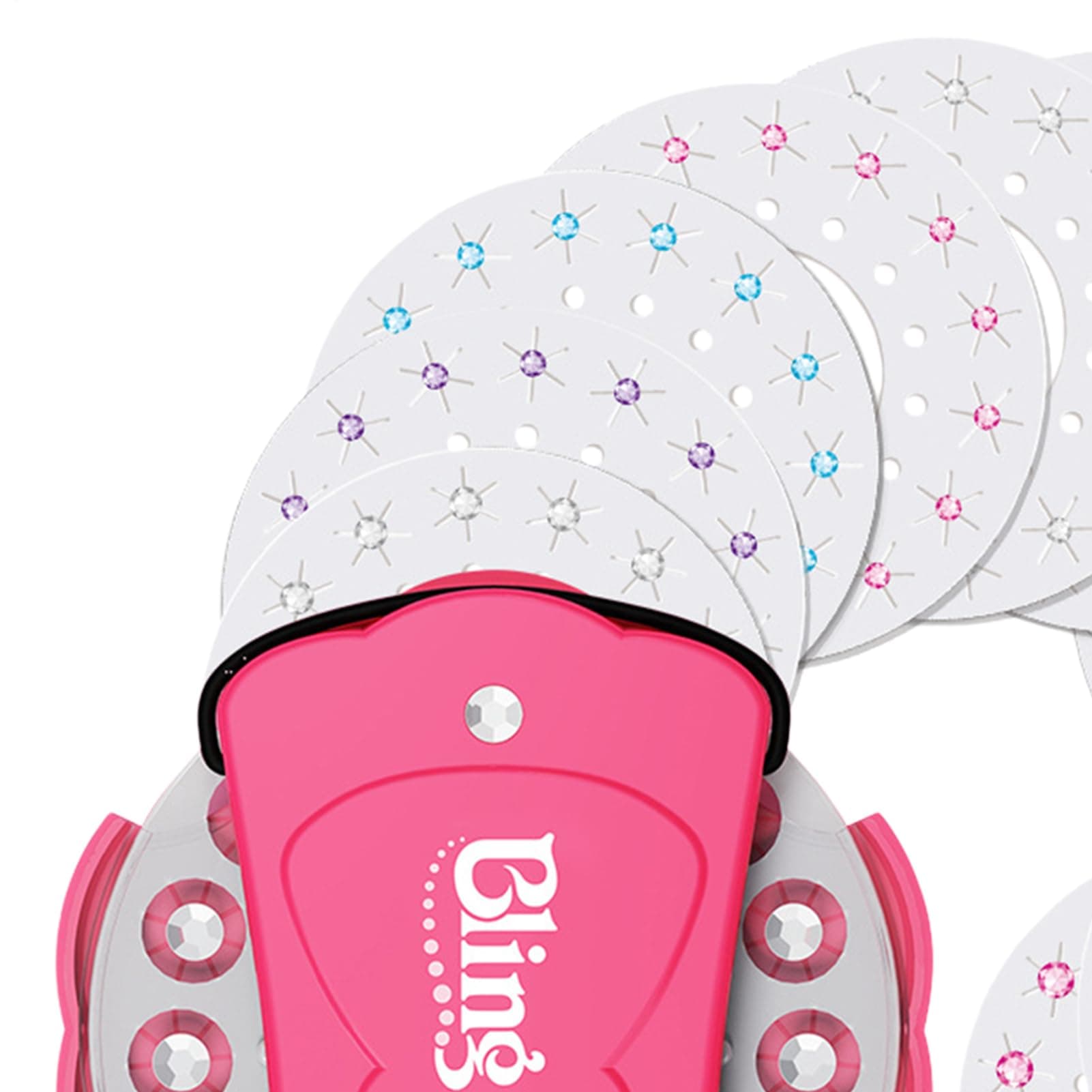 Hair Gem Stamper Kit with 180 Colorful HairGems– Fun and Easy-to-Use HairAccessory Machine for Kids for Girls’ Parties, Birthdays, and Creative Hair Styling Adventures thumbnail 9