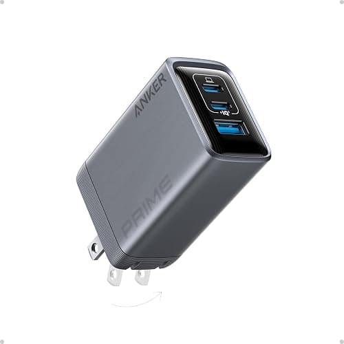 Anker Prime Charger, 100W 3-Port GaN USB C Charger Block, Foldable and Compact for MacBook, iPad, iPhone 17 Series, Galaxy S24/S23, and More - Image 1