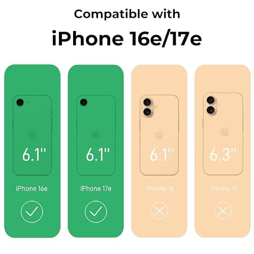 Mouzor Cute Striped Phone Case for iPhone 16e, Girly iPhone 17e Cases, Aesthetic Design Soft Clear TPU Shockproof Cover for Girls Women, Blue thumbnail 2