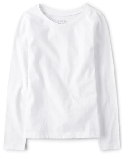 The Children's Place Girls Basic Long Sleeve Layering Tees - Image 1