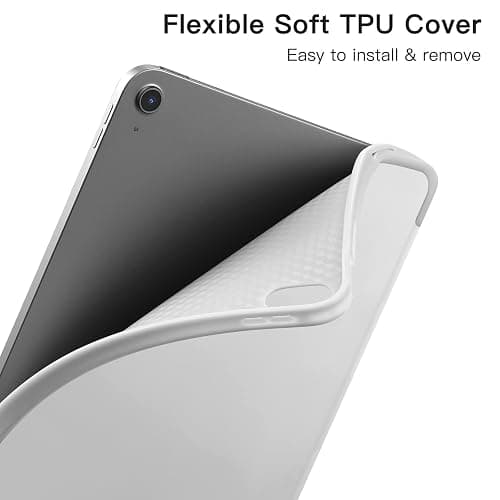 Dirrelo Compatible with iPad (A16) 11th Generation Case 11 Inch 2025 New, for iPad 10th Generation Case 10.9 Inch 2022, Trifold Stand Protective Cover with Pencil Holder, Auto Sleep/Wake, Light Gray thumbnail 7
