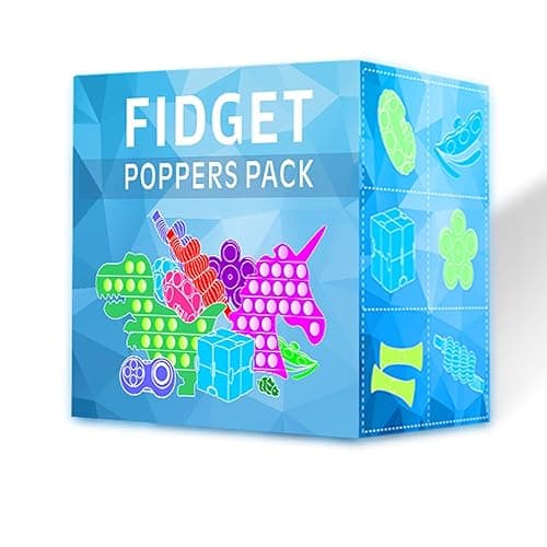MOZACI Fidget Toys, 120 Pack Fidgets Set Stocking Stuffers for Kids Party Favors Autism Sensory Toy Bulk Adults Kids Boys Girls Teens Stress Autistic ADHD Anxiety Carnival Treasure Classroom Prizes - 120 thumbnail 6