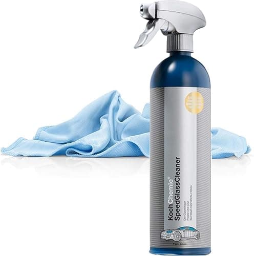 Fensterreinigungsset Koch Chemie Speed Glass Cleaner - Glasreiniger 750ml + 1x Glasreinigungstuch Reinigung Haushalt Spiegel Fenster Glas Mikrofasertuch Waffeltuch Küche Bad - Image 1