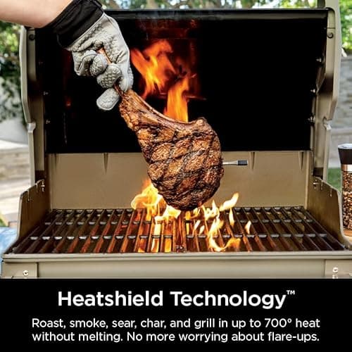 Ninja Meat Thermometer ProChef Wireless Probe for Indoor & Outdoor Air Fryer, Grill, Cooking, Smoker, Oven, Roaster, Long Range Bluetooth App Connection, Flareup Resistant, Waterproof, US Only, WP100 thumbnail 3