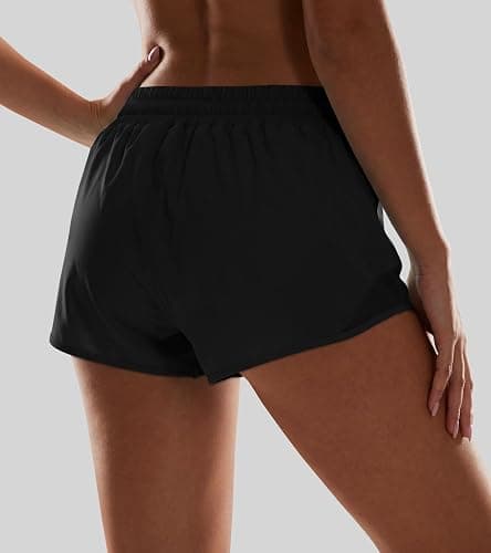 bbheqq Athletic Shorts for Women, Lightweight Running Shorts with Zipper Pocket Soft Quick Dry Gym Workout Shorts thumbnail 4