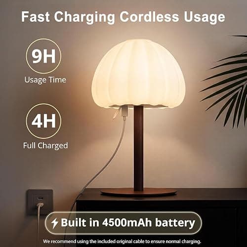 Hifree IP65 Waterproof Rechargeable Shower Lamp, RGB Fixed Color Mood Lamp | Touch RGB fixed color table lamp, non-slip metal base, soft frosted shade, fixed brightness, for shower bathroom thumbnail 6