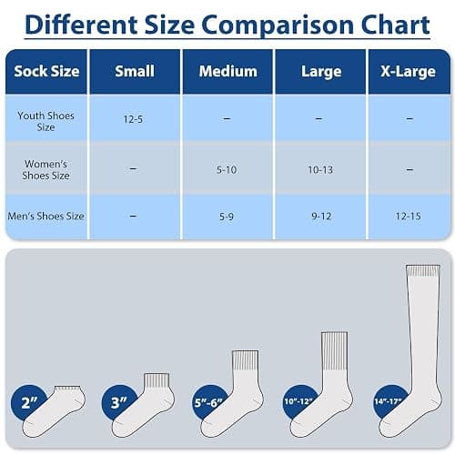 SUNYIWJIE 2 Pair High Football Baseball Socks Multiple Sizes Over the Knee Baseball Socks Extra Long Soccer Sock for Boys Men thumbnail 5