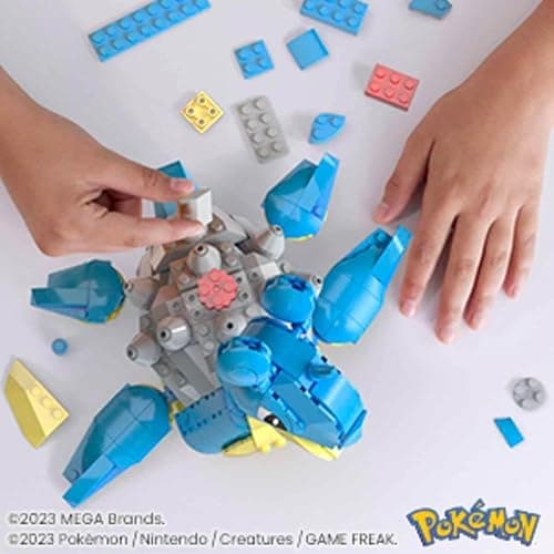MEGA Pokémon Building Toys Set Lapras with 527 Pieces, Articulated and Poseable with Motion, 6 Inches Tall, for Kids thumbnail 2