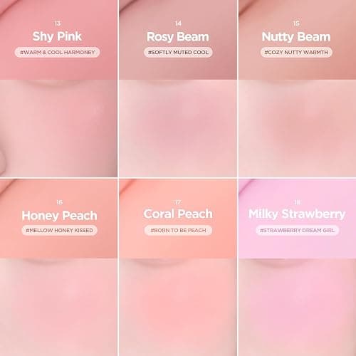 lilybyred Luv Beam Cheek Balm | Heart-Shaped Korean Cream Blush, Semi-Matte Finish, Long-Lasting, Blendable & Buildable, Soft Creamy Texture, Lightweight, Natural Flush, 0.12 oz. (10 Grape Pink) thumbnail 8
