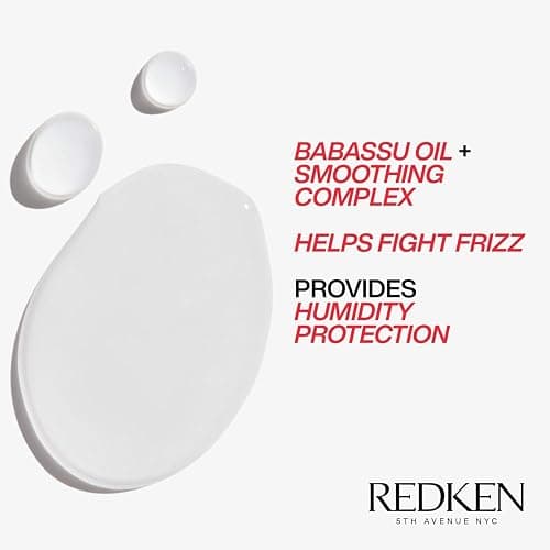 Redken Frizz Dismiss Instant Deflate Sulfate-Free Oil-In-Serum For Frizzy Hair - Enhances Smoothness and Shine With Babassu Oil thumbnail 5