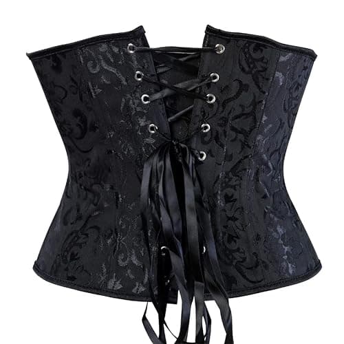 KUOSE Damen Waist Cincher Unterbrust Korsage Korsett Shaper Body Bauchweg Corsage Übergrößen thumbnail 3