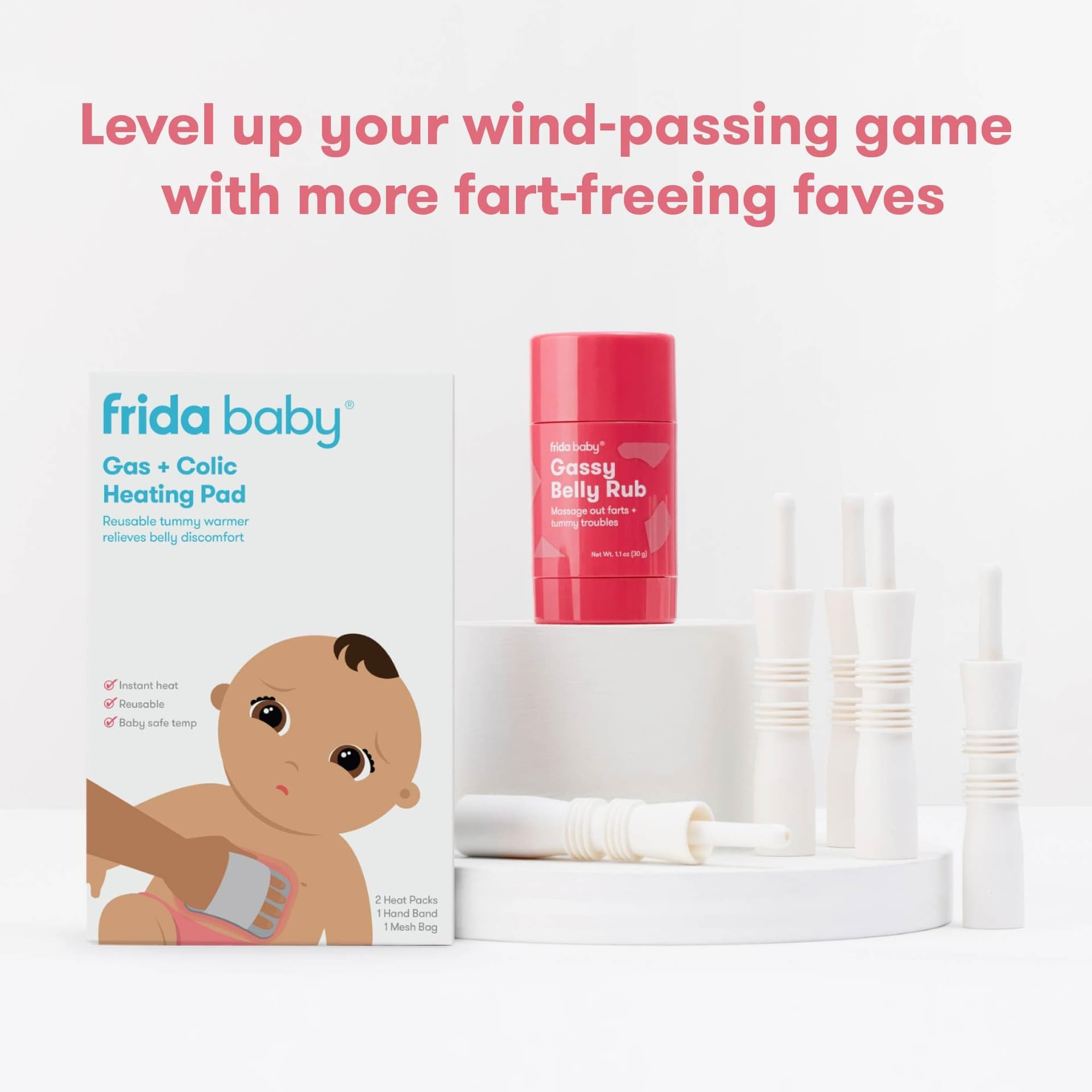 Frida Baby Windi Gas en Colic Reliever voor baby's, wit, 10 tellen thumbnail 6