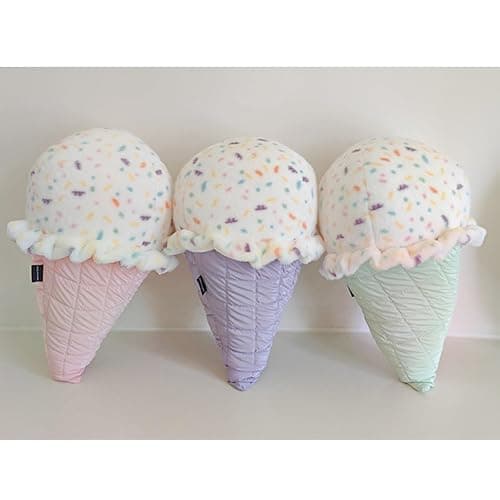 FEEZUSH Ice Cream Plush Pillow, Ice Cream Stuffed Plush, Food Plush Pillow, Home Decoration Gift for Kids Adults (Pink) thumbnail 6