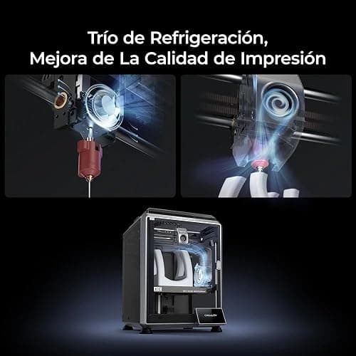 Creality K1C Impresora 3D de 600mm/s Alta Velocidad impresión con cámara AI, Actualización K1,Nivelación Automática y Continuar Imprimiendo Automáticamente,220x220x250mm thumbnail 3