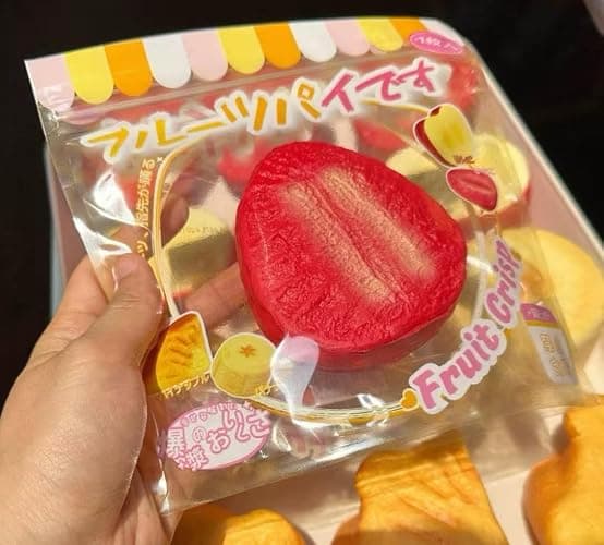 Food Slow Rising Squishy Stress Reliever for Adults Soft PU Foam Office Desk Fidget Anxiety Focus Tool Faux Food Sensory Prop for Relaxation (red Strawberry) thumbnail 3