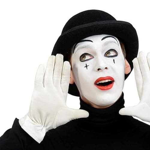 MEICOLY Clown White Face Body Paint Stick(1.06 Oz),Foundation Cream Makeup,Face Paint for Halloween Joker Zombie Vampire Skeleton Skull Special Effects Mime Makeup,White Eye Black Stick for Sports thumbnail 7