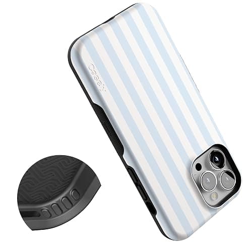 Casely iPhone 13 Pro Max Case | Blue Stripes | Sunday Best | Compatible with MagSafe | Bold Protective Design thumbnail 5