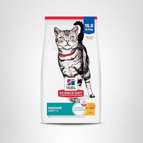 Hill's Science Diet Indoor, Adult 1-6, Easy Litter Box Cleanup, Dry Cat Food, Chicken Recipe, 15.5 lb Bag thumbnail 16