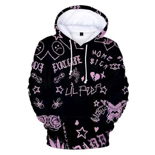 KPOP Rapper 3D Hoodie Love Printed Sport Hip Hop Sweatshirt Pocket Pullover Tops - Image 1