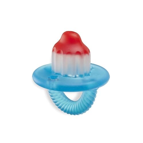 Itzy Ritzy Silicone Teensy Teether – Flexible, Soft & Hollow Baby Teething Toy with Easy-to-Hold Handle – Designed for Ages 3 Months and Up (Hero Pop) thumbnail 3