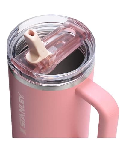 STANLEY Quencher ProTour Flip Straw Tumbler with Leakproof Lid 40 oz | Built-In Straw and Handle | Cup Holder Compatible for Travel | Insulated Stainless Steel Cup | BPA-Free | Pink Mesa thumbnail 3