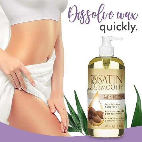 Satin Smooth Satin Release Wax Residue Remover Oil, Post-Wax Treatment Fast-Dissolving, 16 oz, 1-pack thumbnail 2