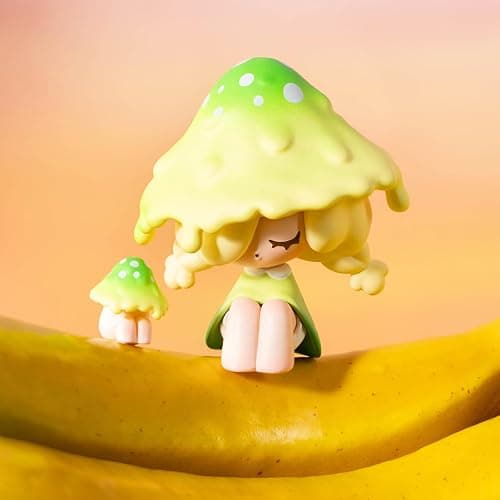 BEEMAI Moogutong Little Mushroom Girl Series Single Box (Contains 1 Figure), Blind Box Cute Figures Collectible Birthday Gift thumbnail 4