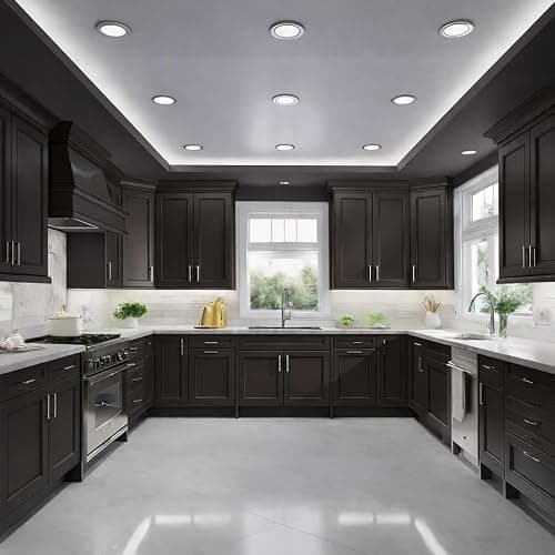 ALL-IN-ONE Paint by Heirloom Traditions, Truffle (Warm Dark Brown), Gallon - Durable cabinet and furniture paint. Built in primer and top coat, no sanding needed. Includes our 30 featured color card. thumbnail 2