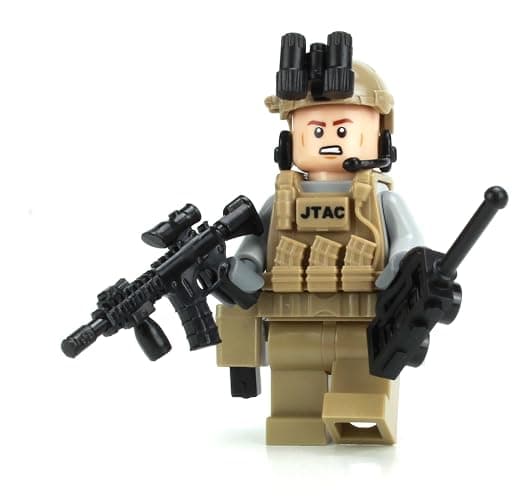 Battle Brick 1.6 Inches Tall JTAC/CCT Air Force Special Forces Value Custom Minifigure | Accessories Made in The USA | Genuine Military Minifig | Great Gift for Ages 10+ to Adult AFOL thumbnail 5