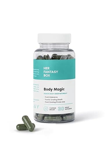 Body Magic Chlorophyll Capsules - 30 Vegan Capsules for Detox, Digestion, Gut Health, Skin Support, and Oily Skin - Natural Energy Booster (200mg) - Image 1