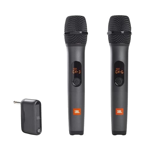 JBL PartyBox Stage 320 Portable Party Speaker with Wireless Two Microphone System (Black) thumbnail 2