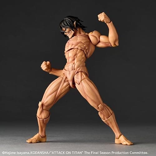 Revoltech Amazing Yamaguchi Attack on Titan Eren Yeager Action Figure thumbnail 4