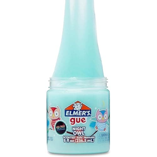 Elmer's Gue Premade Slime, Variety Pack, Includes Clear Slime, Glow in the Dark Slime, Crunchy Slime, 4 Count thumbnail 5