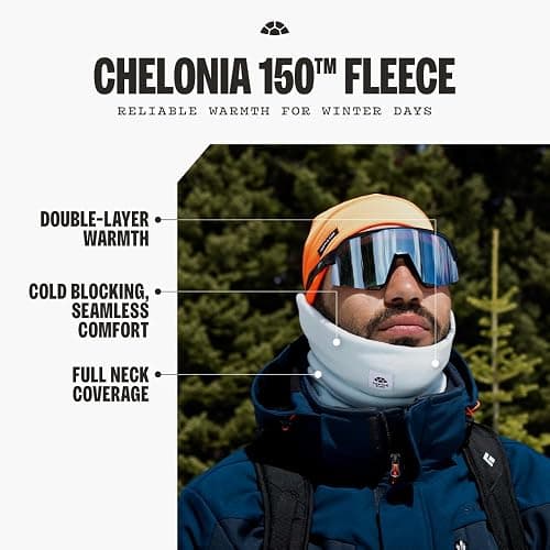 Turtle Fur Double-Layer Neck Warmer - Ultra-Soft, Stretchy Chelonia 150 Fleece Neck Gaiter Made with 100% Recycled Polyester thumbnail 4