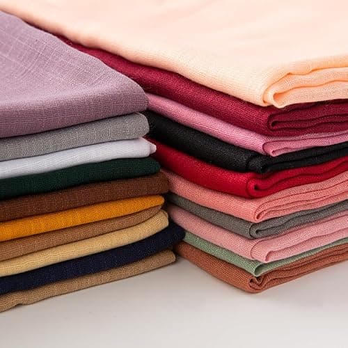Canxiaoba Women's Summer Scarf Lightweight And Soft Bamboo Cotton Headscarf thumbnail 4