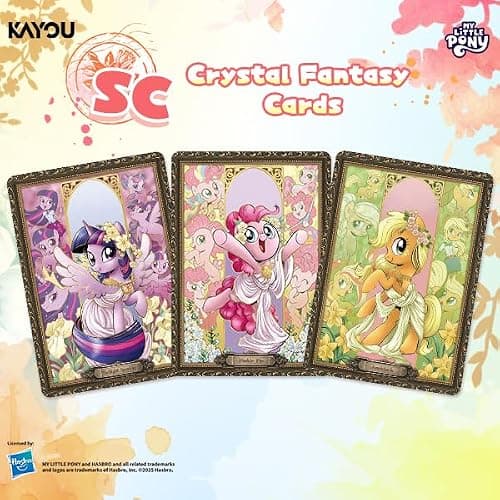 Kayou Friendship Eternal My Little Pony Moon Edition Cards, English Series 1 Card Set, Display Box of 24 Packs with 8 Cards Each thumbnail 5