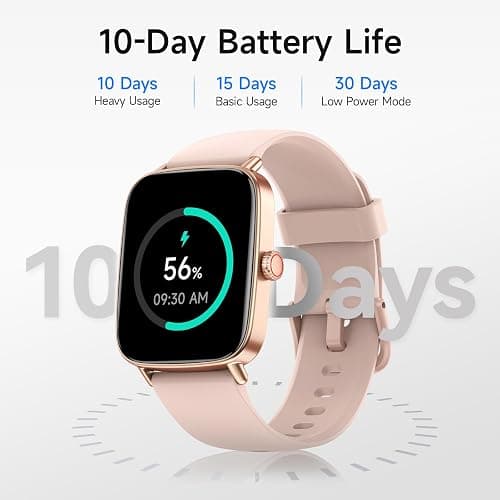 Smart Watch for Women, 1.85" HD Smartwatch Compatible iPhone/Samsung/Android (Answer/Make Calls), 100+ Sport Modes Fitness Tracker with Heart Rate/Sleep/SpO2 Monitor, IP68 Waterproof, with 2 Bands thumbnail 8
