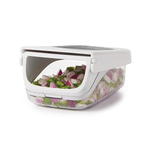 OXO 11122600 Good Grips Vegetable Chopper With Easy-Pour Opening, White, 10.7 x 26.2 x 16.5 cm thumbnail 7
