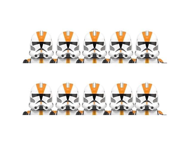 212th Clone Troopers 11pcs Clone Troopers Army figs Set Battle Pack with Accessories thumbnail 3