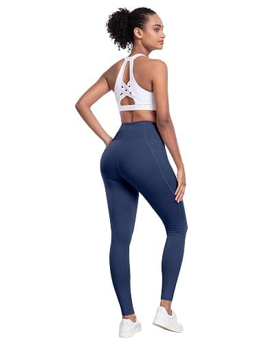 LZYVOO Leggings with Pockets for Women, 6 Packs Soft High Waisted Tummy Control Workout Yoga Pants thumbnail 5
