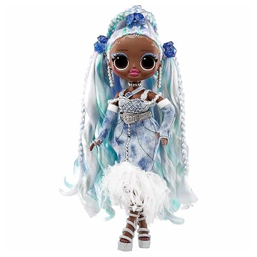 L.O.L. Surprise! OMG Fashion Show Hair Edition Lady Braids 10" Fashion Doll w/Magic Mousse, Transforming Hair, Including Stylish Accessories, Holiday Toy Playset for Kids Ages 4 5 6+ & Collectors