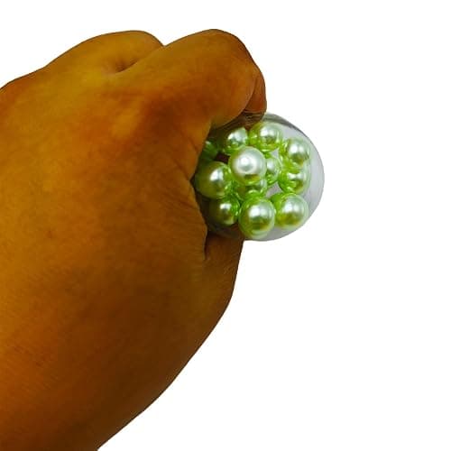 3 Pack Squishy Fidget Toys with Beads for OCD Anxiety Relief Grape Noisy Squishy Ball Cat Paw Fidget Toys thumbnail 5