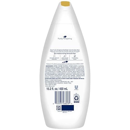 Dove Body Wash 2-Pack – Purely Pampering, Shea Butter & Warm Vanilla for Softer, Smoother Skin, 15.2 Oz Ea thumbnail 2