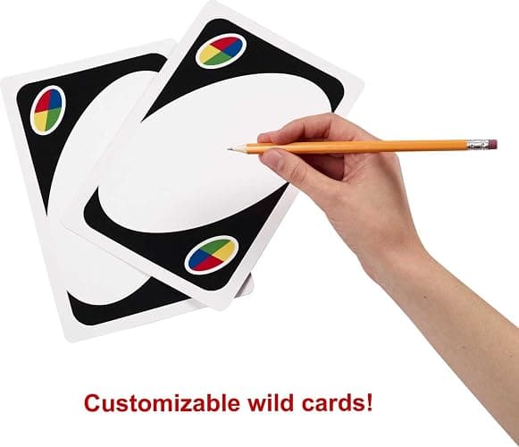 Mattel games UNO Géant, Jeu de société et Familial avec 108 Cartes géantes, GRL91 thumbnail 4