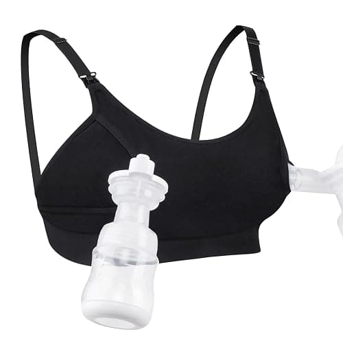 Momcozy Hands Free Pumping Bra, Adjustable Breast-Pumps Holding and Nursing Bra, Pumping & Nursing Bra in One thumbnail 2