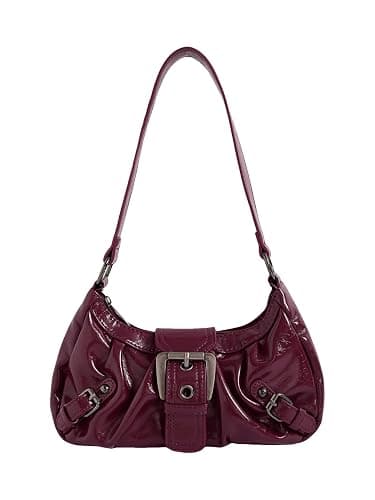 Verdusa Women's Y2k Purse Goth Handbag Buckle Punk Hobo Shoulder Bag Clutch Purses Bags | Top Handle, Buckle, Punk, Purses, Bags - Image 1