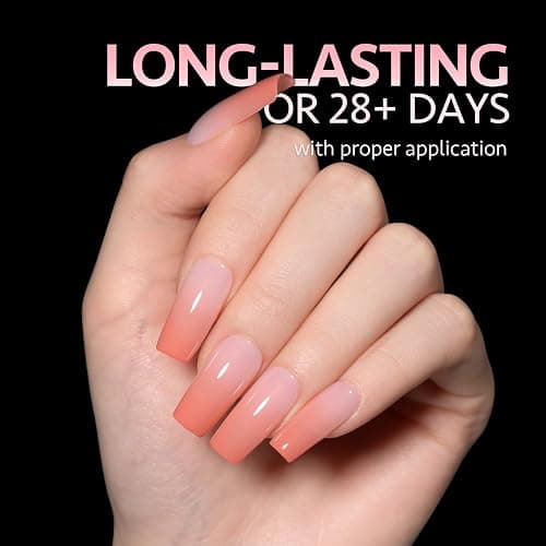GAOY Medium Square Fake Gel Nail Tips, 12 Sizes False Full Cover Acrylic Press on Nails, 240Pcs Soft Half Matte Tips thumbnail 4