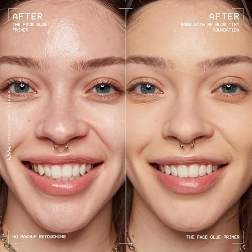 NYX Professional Makeup Primer, The Face Glue Primer, Gripping Primer for Face, Up to 24 Hour Hydration and Makeup Wear, Polyglutamic Acid, Non-Comedogenic, 35ml thumbnail 7