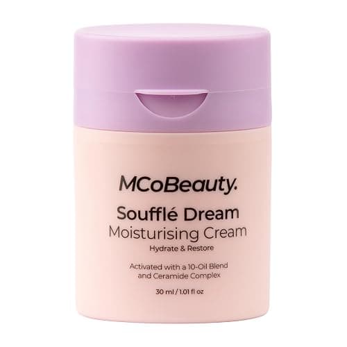 MCoBeauty - Super Face Bundle - Super Glow Bronzing Drops, Super Glow Blush Drops & Souffle Dream Moisturizing Cream - Vegan, Cruelty-Free Cosmetics - Pack of 3 - Christmas Gifts, Stocking Fillers thumbnail 4